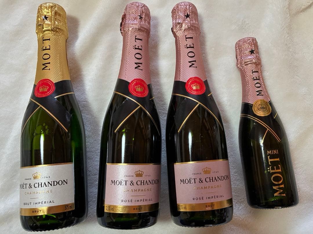 モエ シャンドン MOET CHANDON 4本 375mlx3 200mlx1