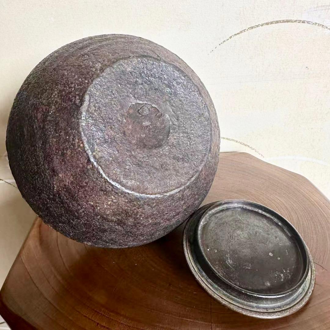 時代 名人 青龍堂 安之介系 小降 鉄瓶 煎茶道具