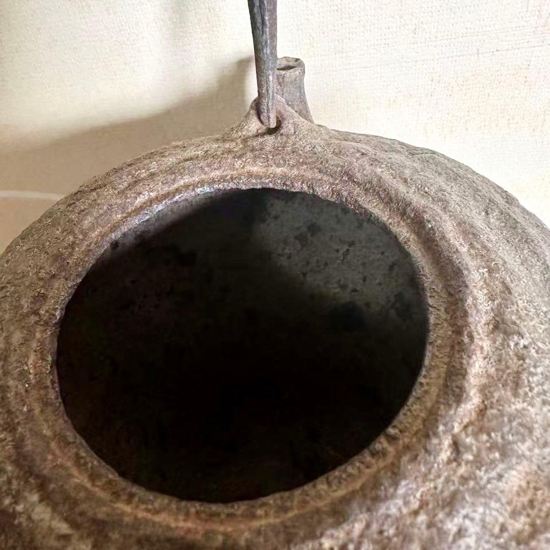 時代 名人 青龍堂 安之介系 小降 鉄瓶 煎茶道具