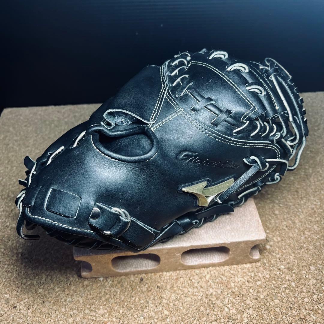 MIZUNOグローバルエリート軟式野球捕手用ミット一般.大人／ブラック