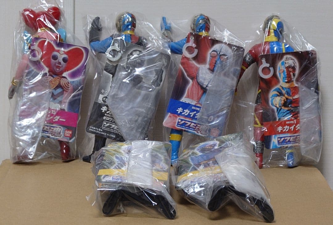 BANDAI　ソフビ魂　人造人間キカイダー６体セット
