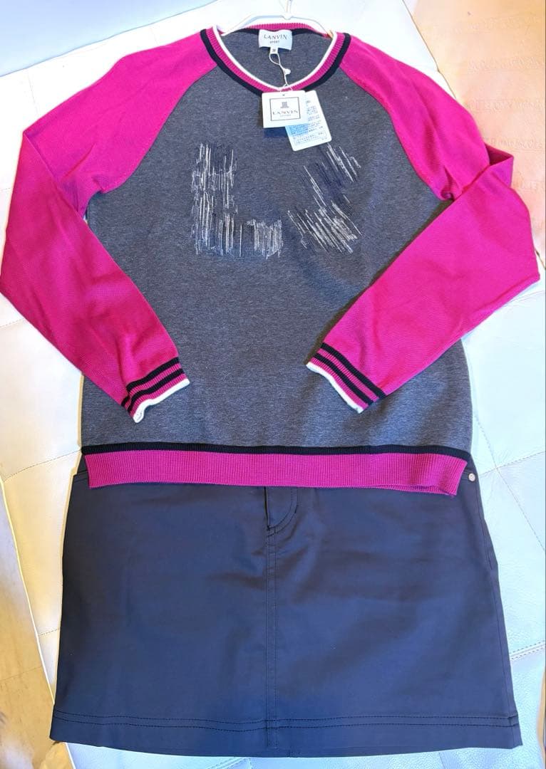 39,600円　新品　LANVIN ランバンスポール　ゴルフ　セーター　M