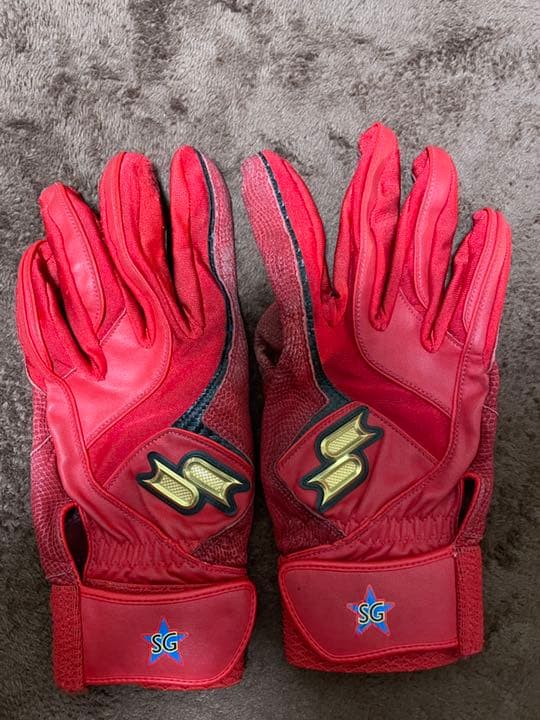 プロ野球選手使用　SSK バッティンググローブ（Bs）