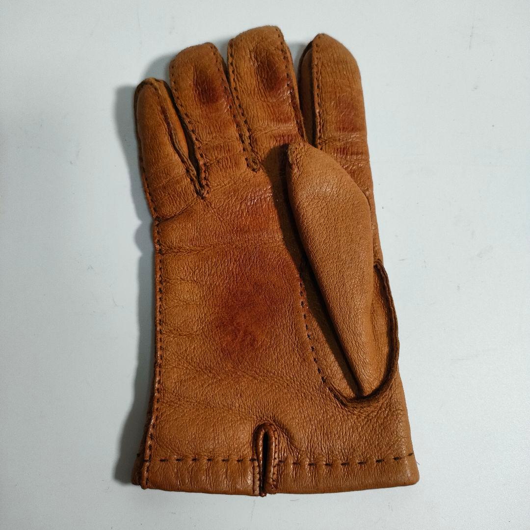 NEW & LINGWOOD 手袋 ペッカリー レザー グローブ 丸善別注