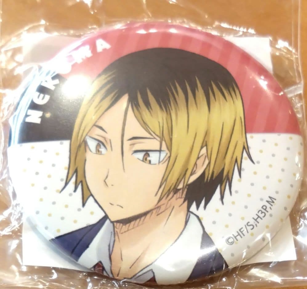 ハイキュー 孤爪 缶バッジ J‐WORLD ミニアトラクション