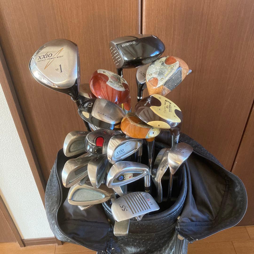 XA GRAND MARCH ゴルフバッグ ブラック　まとめ売り27本　練習用