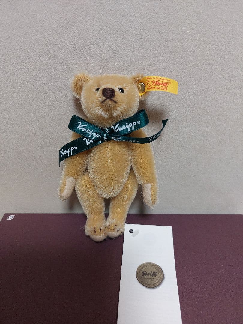 Steiff クナイプオリジナル ミニテディベア (未使用 非売品) 懸賞品