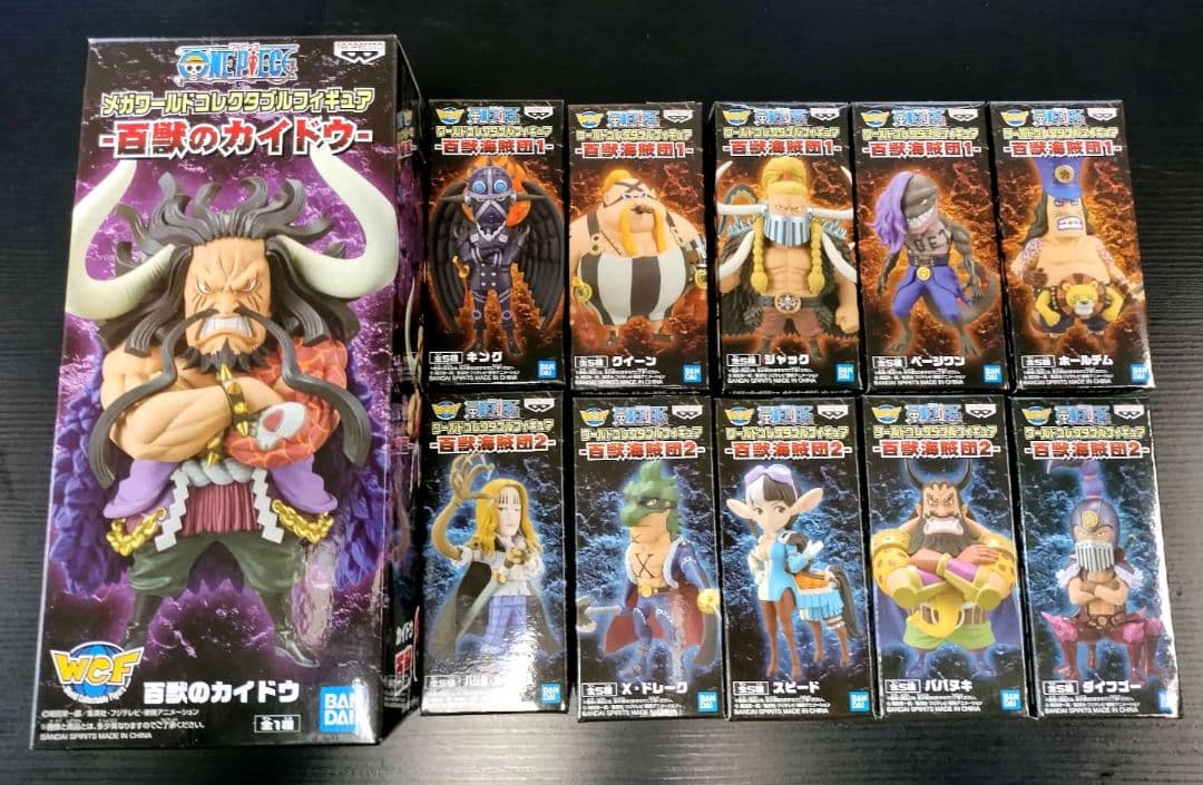 ワンピース　メガワーコレ　百獣のカイドウ　ワーコレ　百獣海賊団1,2　計11点