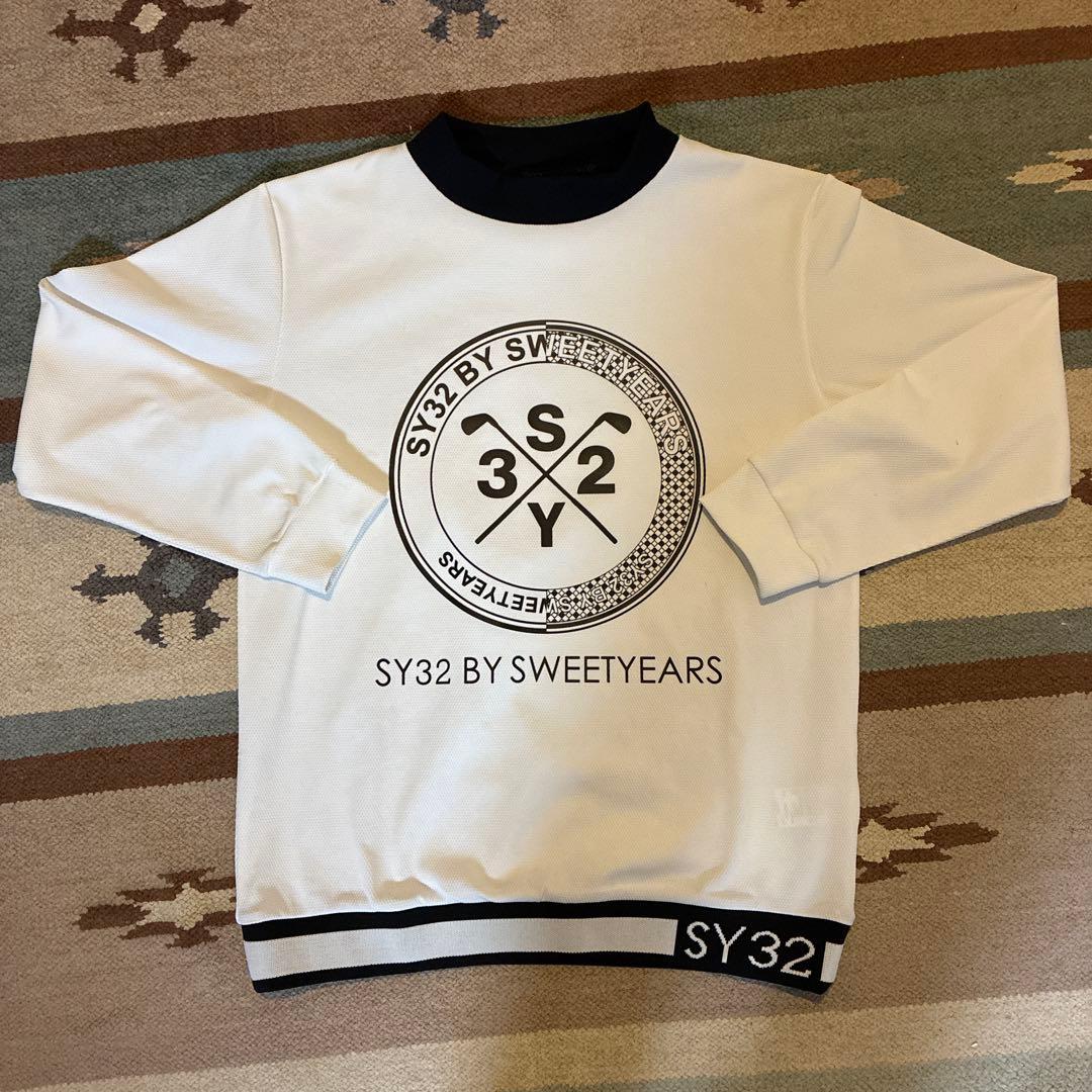 SY32 BY SWEETYEARS ホワイト長袖シャツ