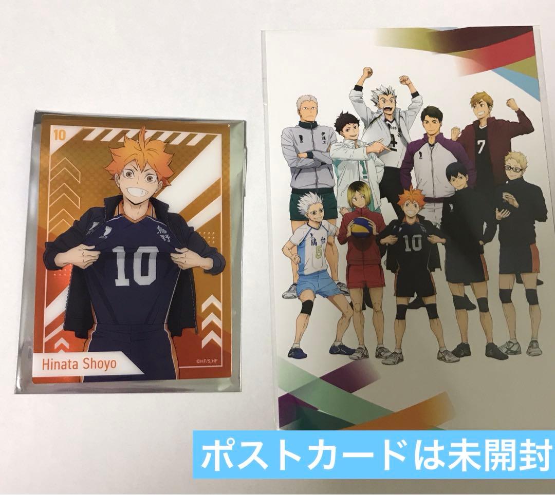ハイキュー ハイキュー展 10周年記念展 日向翔陽 クリアカード ポストカード