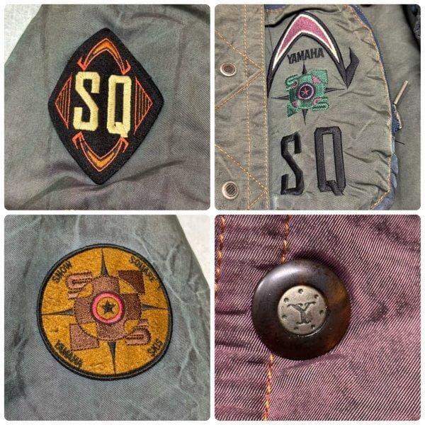 80s YAMAHA スキー スノボウェア 上下 セットアップ 刺繍ロゴ ヤマハ