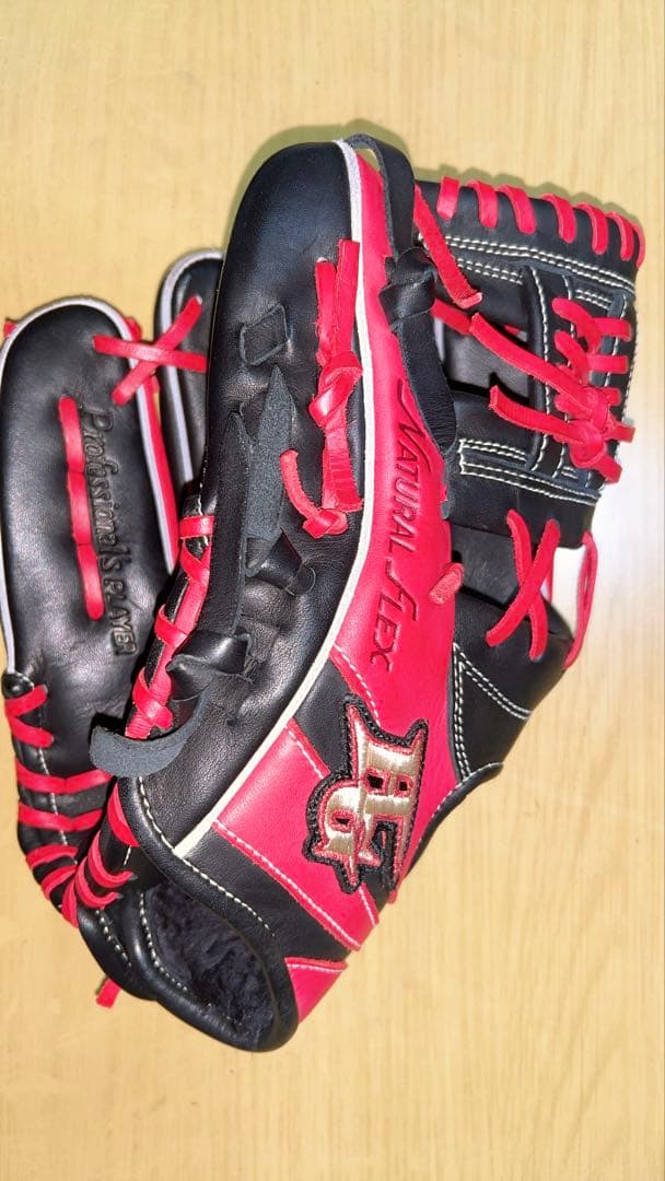 カスタマー 軟式グローブ KFG-2 黒/赤