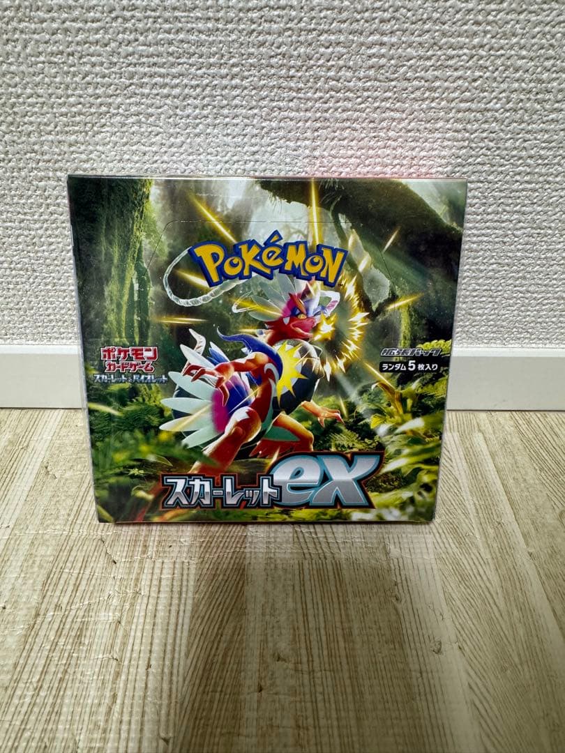 【シュリンク付き】ポケモンカード　スカーレットex BOX