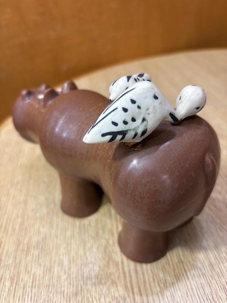 Lisa Larson リサラーソン STRA ZOO カバ 鳥 グスタフスベリ