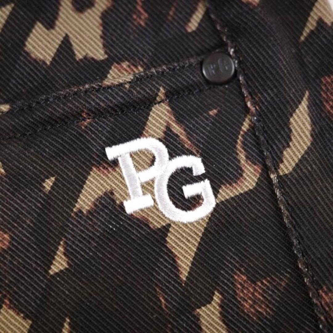 【PEARLY GATES】レディース レオパード柄パワフルストレッチパンツ・S