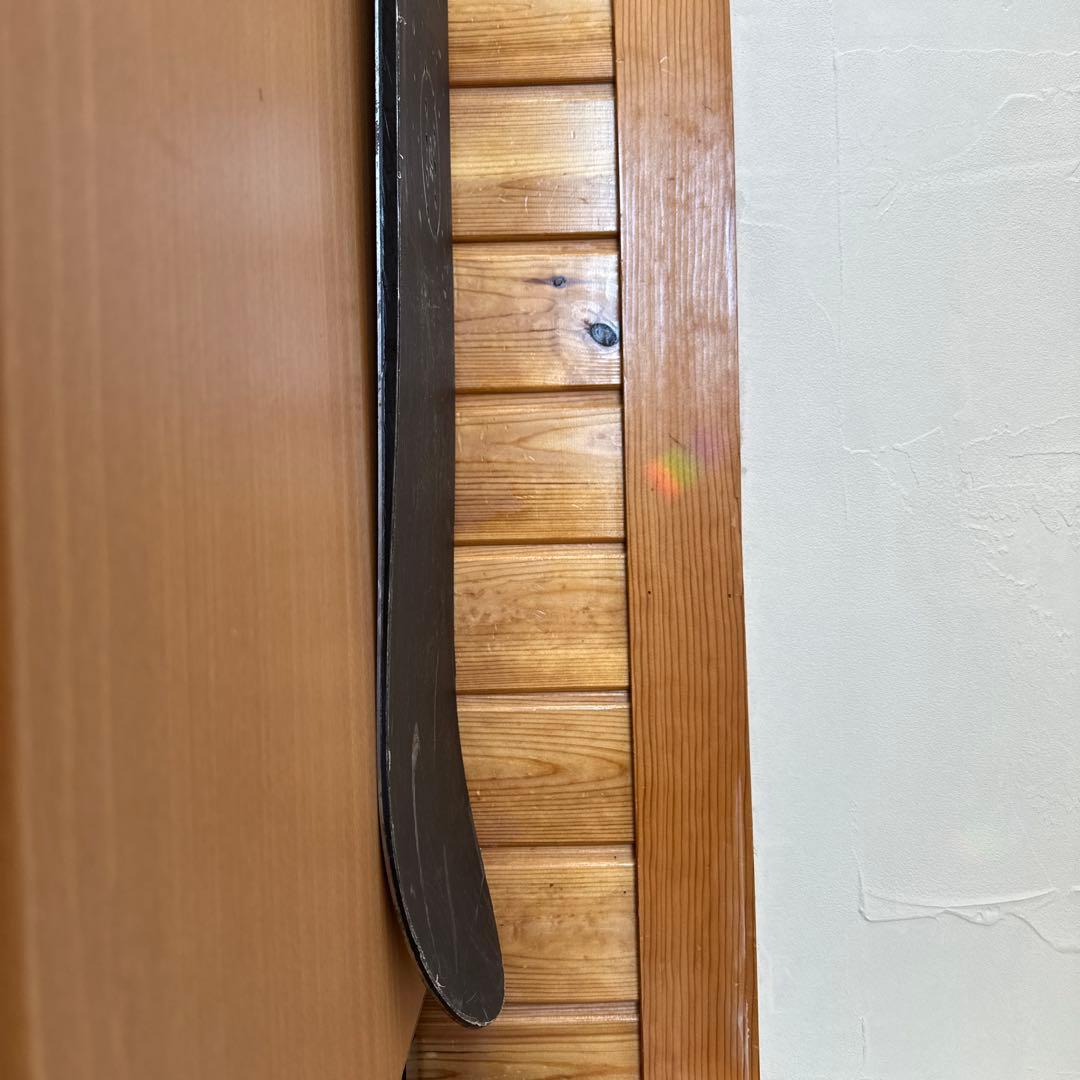 BTM スノーボード 板 158cm ブラック シンプルデザイン