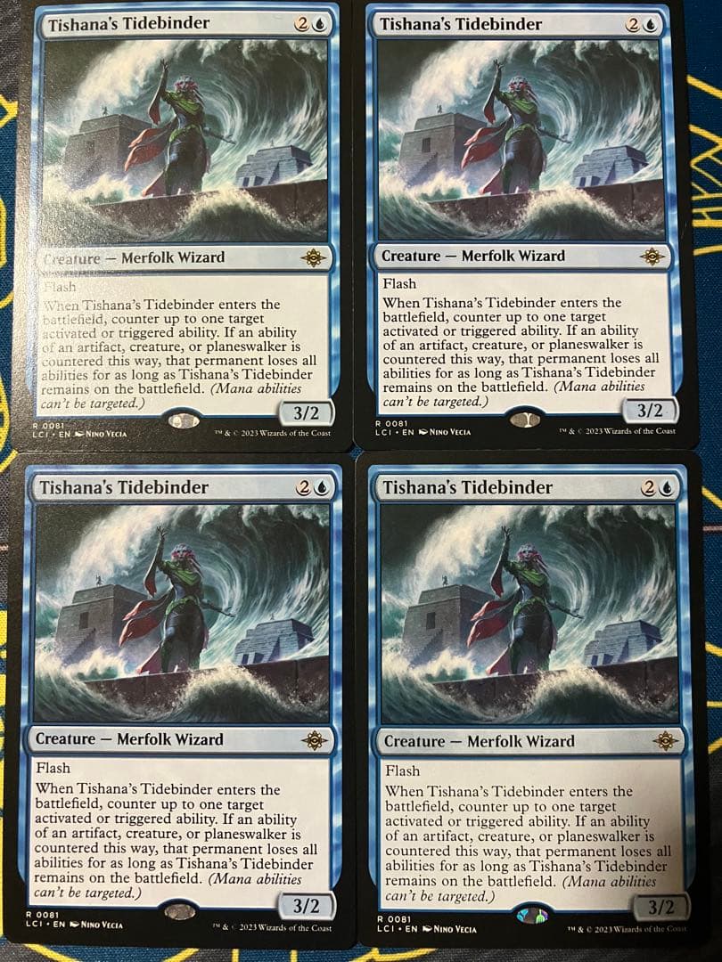 ティシャーナの潮縛り　英語版　４枚セット