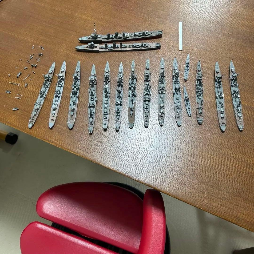 艦船モデル 1/700 スケール 17隻　ジャンク品