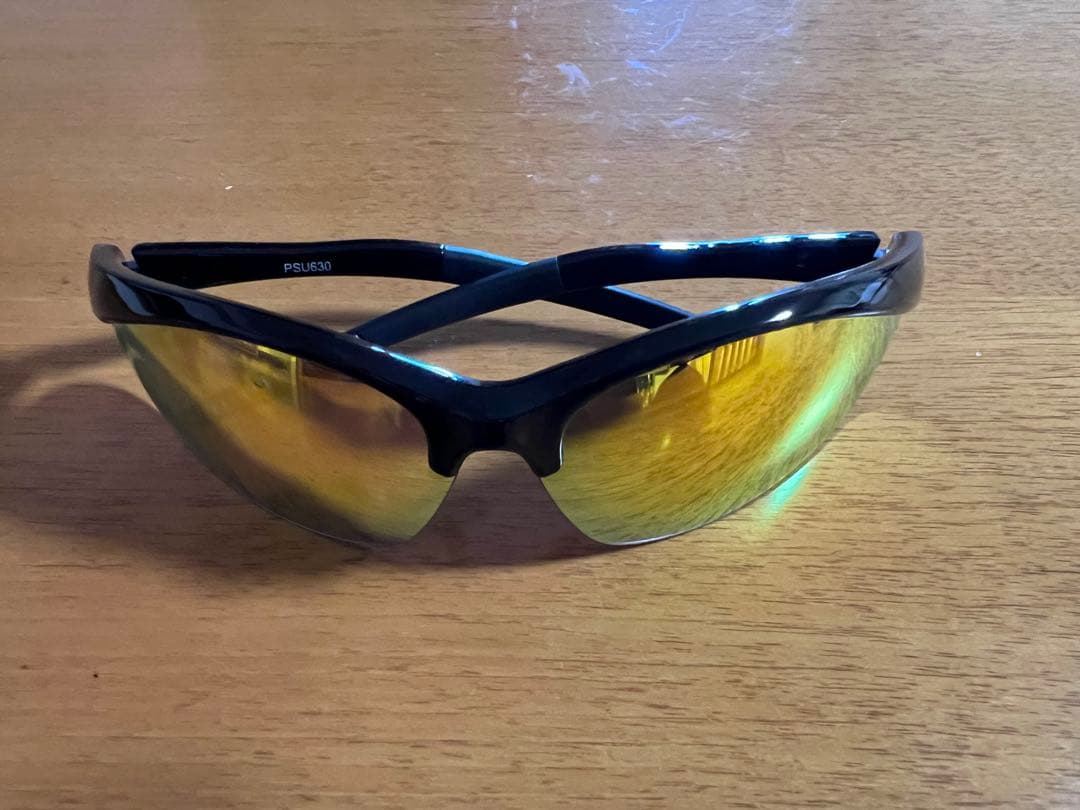 Tax　プリンステニスミラー偏光サングラス PSU630セミハードケース付