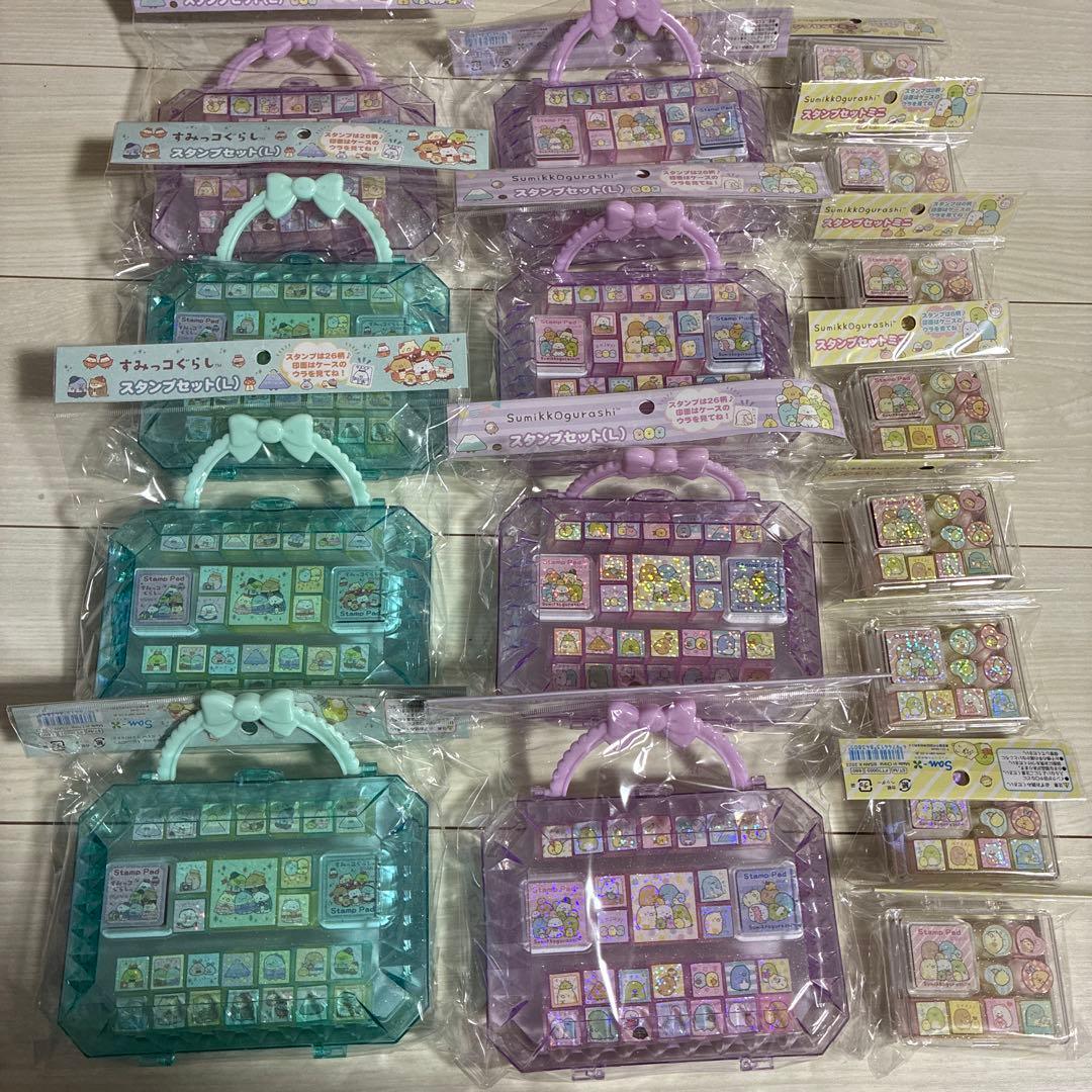 すみっコぐらし　スタンプセット　Ｌ　スタンプセットミニ