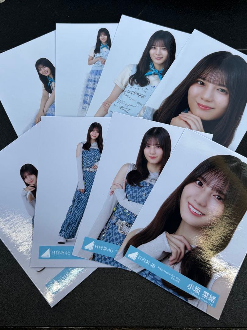 小坂菜緒　日向坂46 生写真　カレンダースタイリング　デニム　8種コンプ　⑥