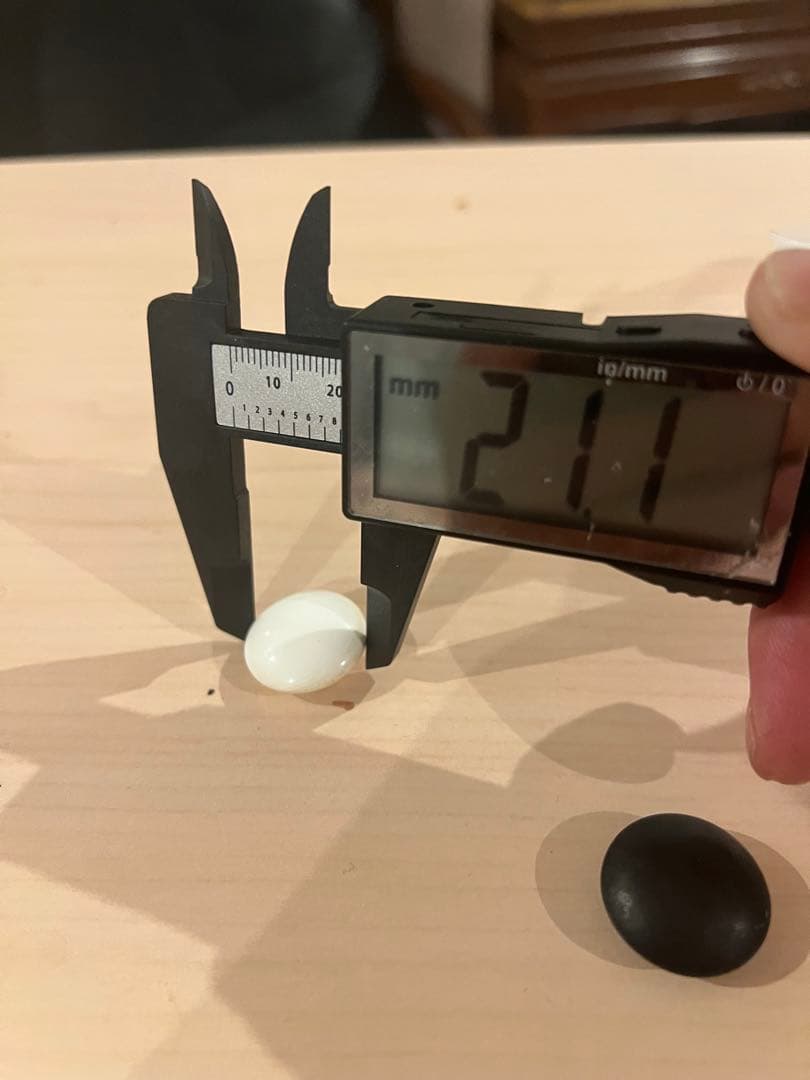 日向特製【美品】蛤碁石 35号 本那智黒 本蛤碁石 白186個 黒182個