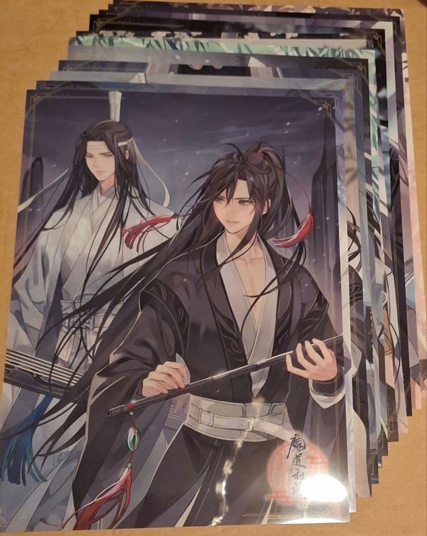 魔道祖師　公式茶屋　クリアポスター　12種　コンプセット