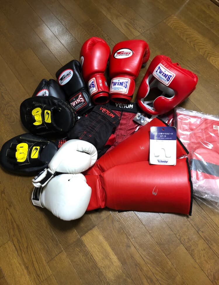 twins winning windy ツインズ キックボクシング 格闘技セット