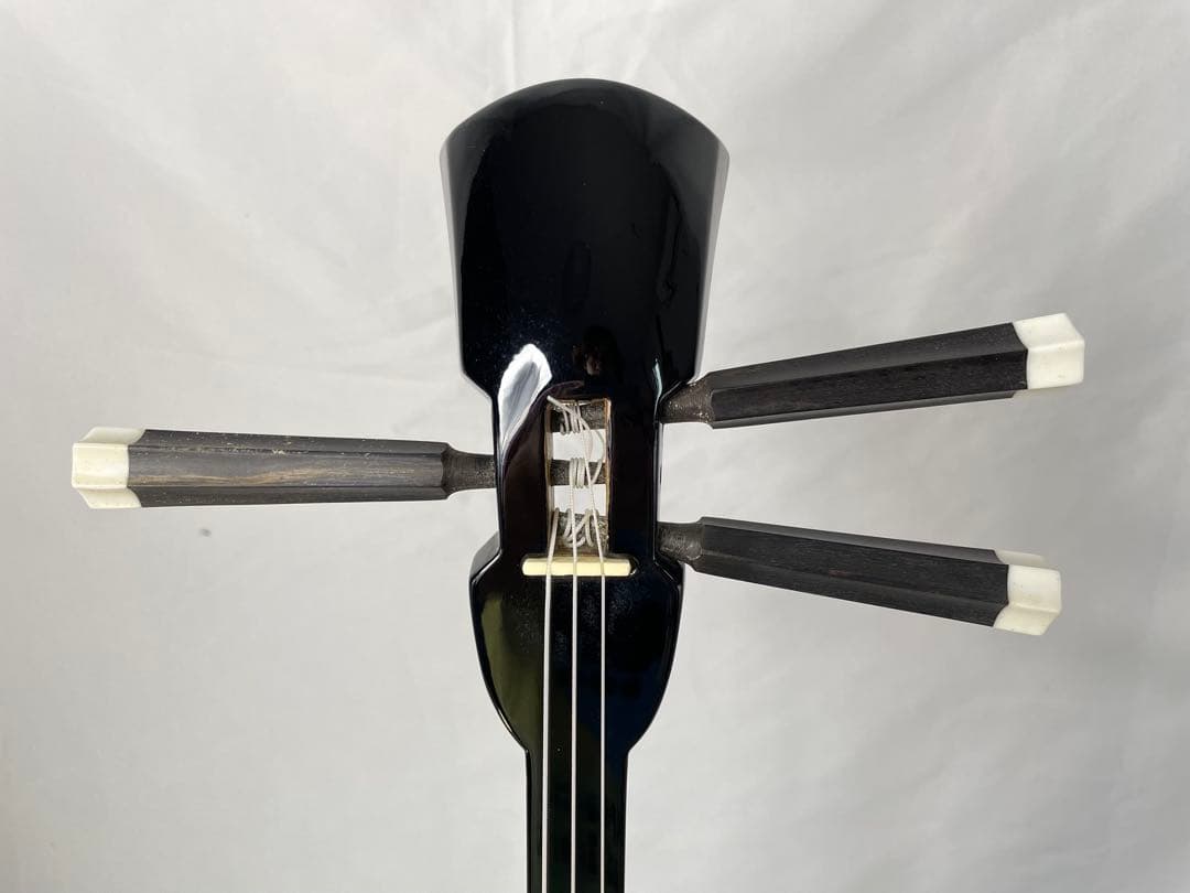 沖縄三線 南洋白木 棹 人工蛇皮