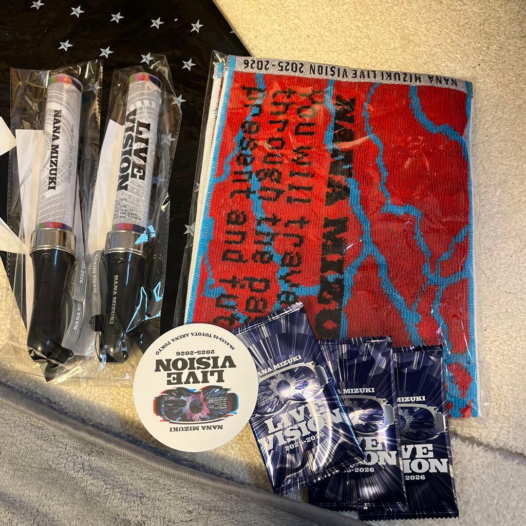 LIVE VISION マフラータオル&ペンライト　コースター　ナナカ