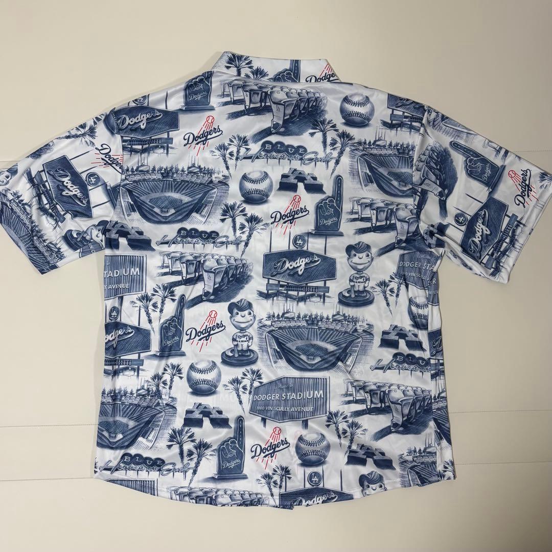 (FREE RIDE CUSTOM)ドジャース アロハシャツ XLサイズ