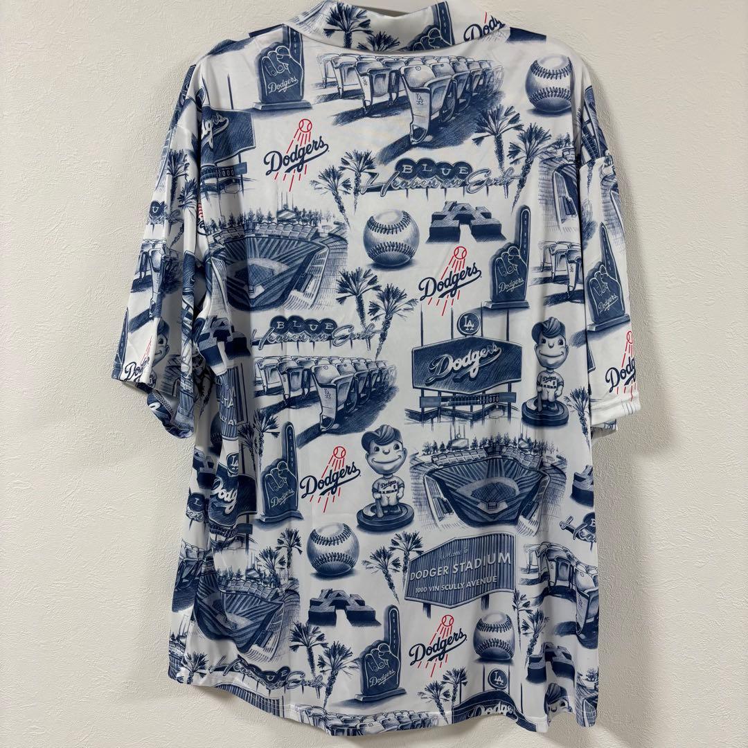 (FREE RIDE CUSTOM)ドジャース アロハシャツ XLサイズ