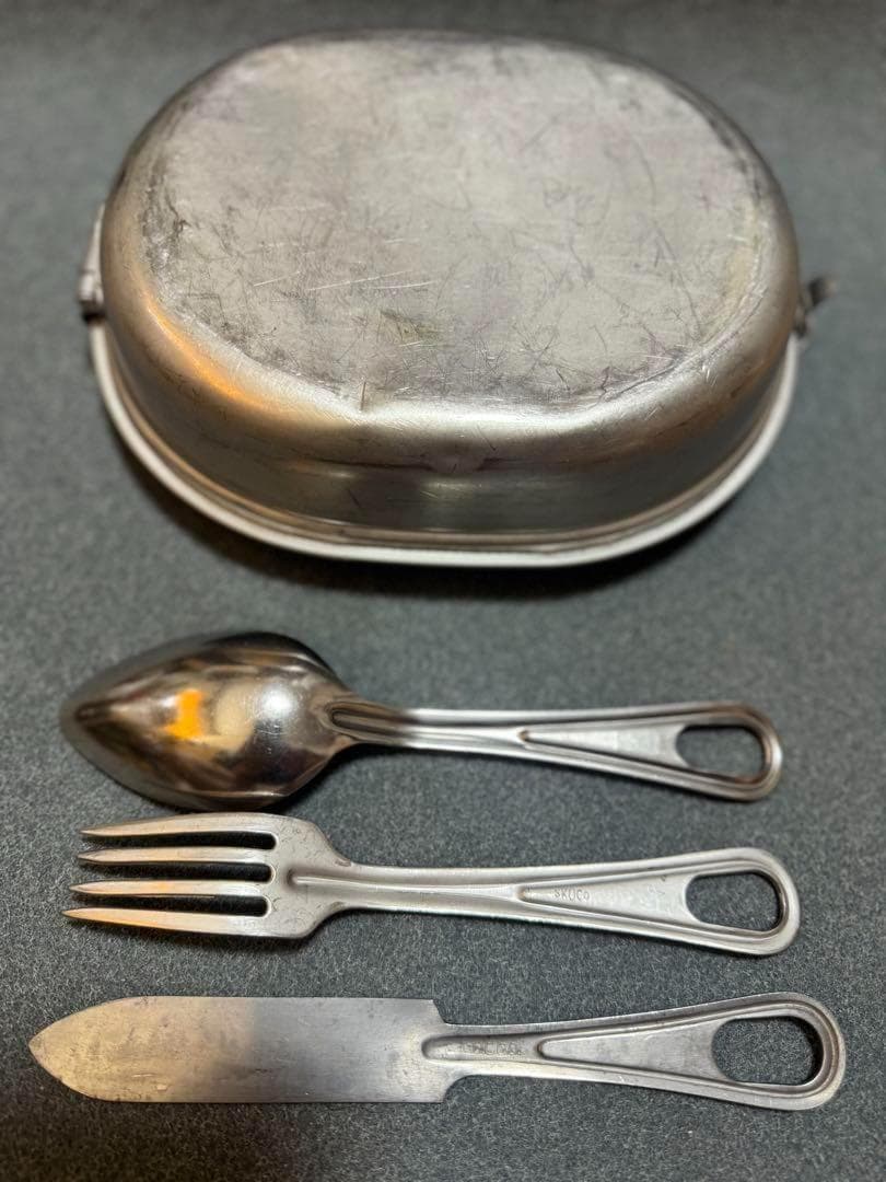 米軍 実物 メスキット WYOTT +カトラリー