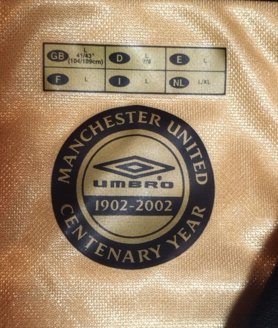 マンチェスター・ユナイテッド 100周年 新品・未使用　タグ付き