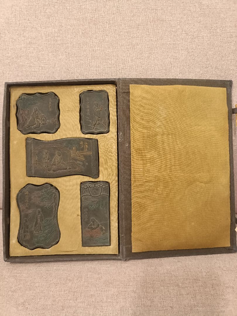 墨　古墨　中国古墨　5個セット