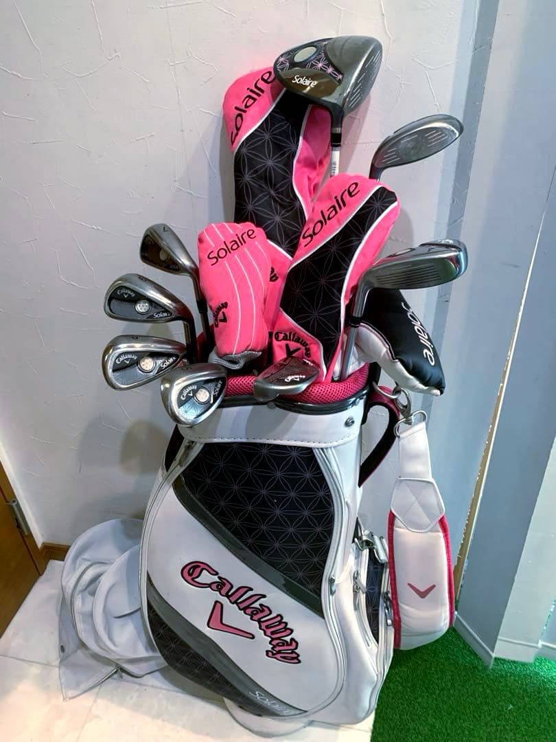 豪華　現行品　レディースゴルフクラブ キャロウェイ　ソレイユ　優しく可愛い