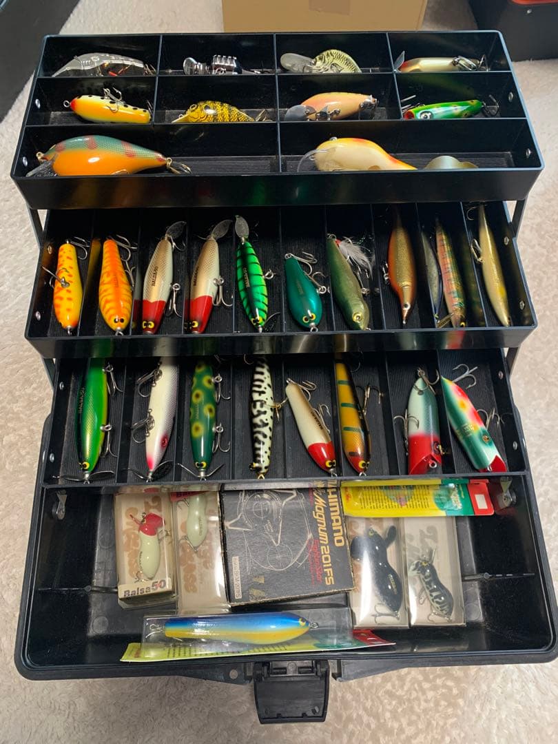 ルアー　バルサ50 ビンテージ　リール