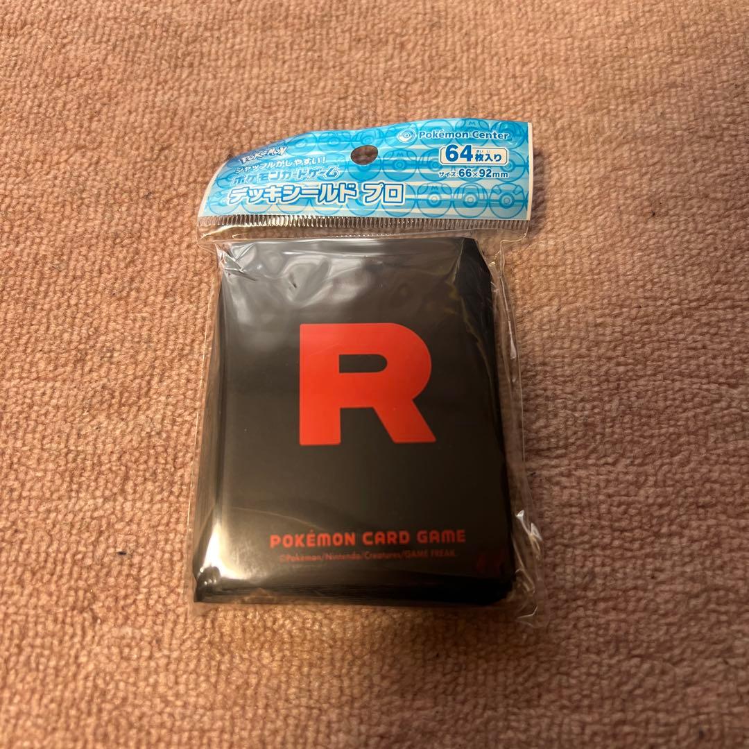 ポケモンカード ロケット団 デッキケース デッキシールド プレイマット セット