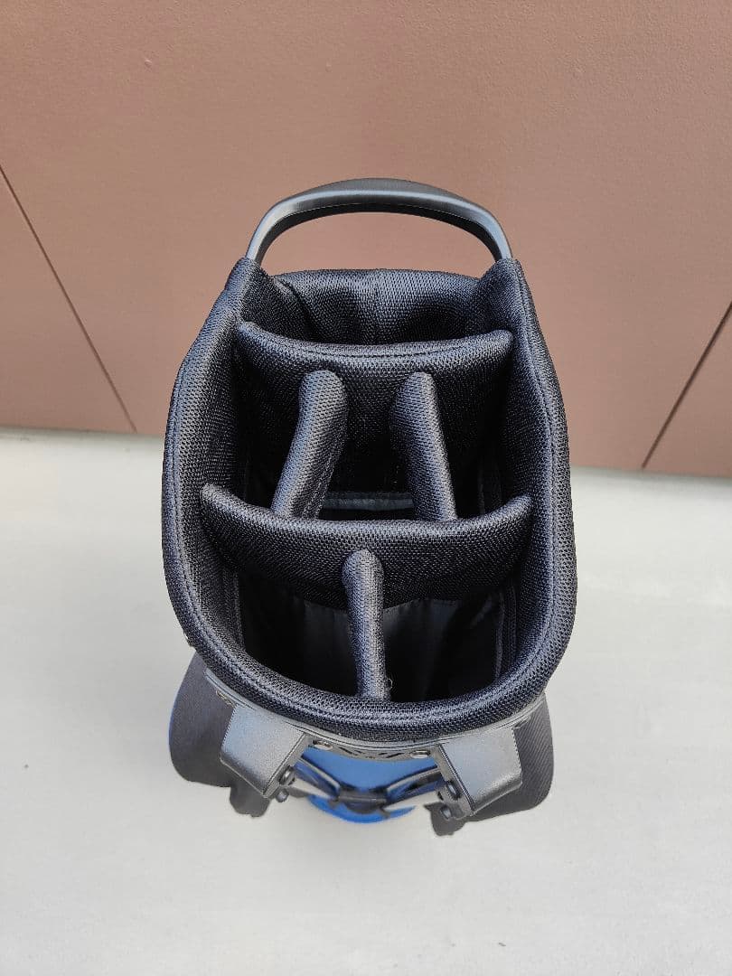 DESCENTE キャディバッグ 青黒