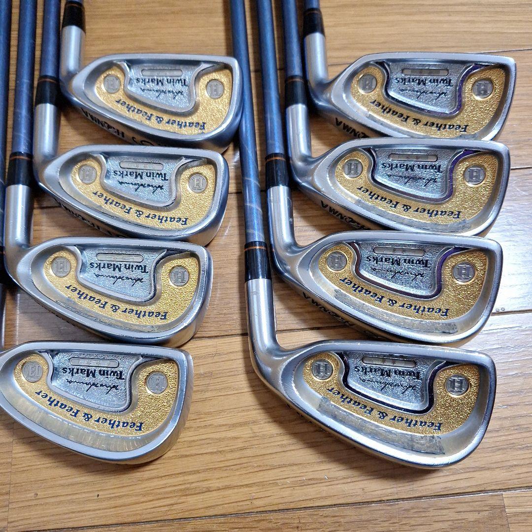 本間ゴルフ…ツインマークス フェザー&フェザー、アイアンセット