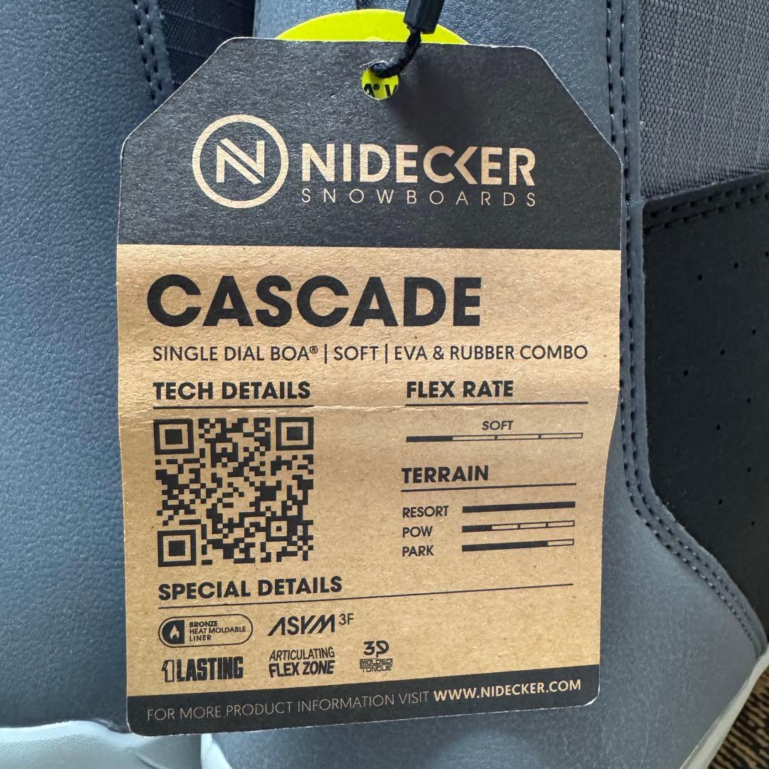 新品☆NIDECKER ナイデッカー CASCADE スノーボードブーツ