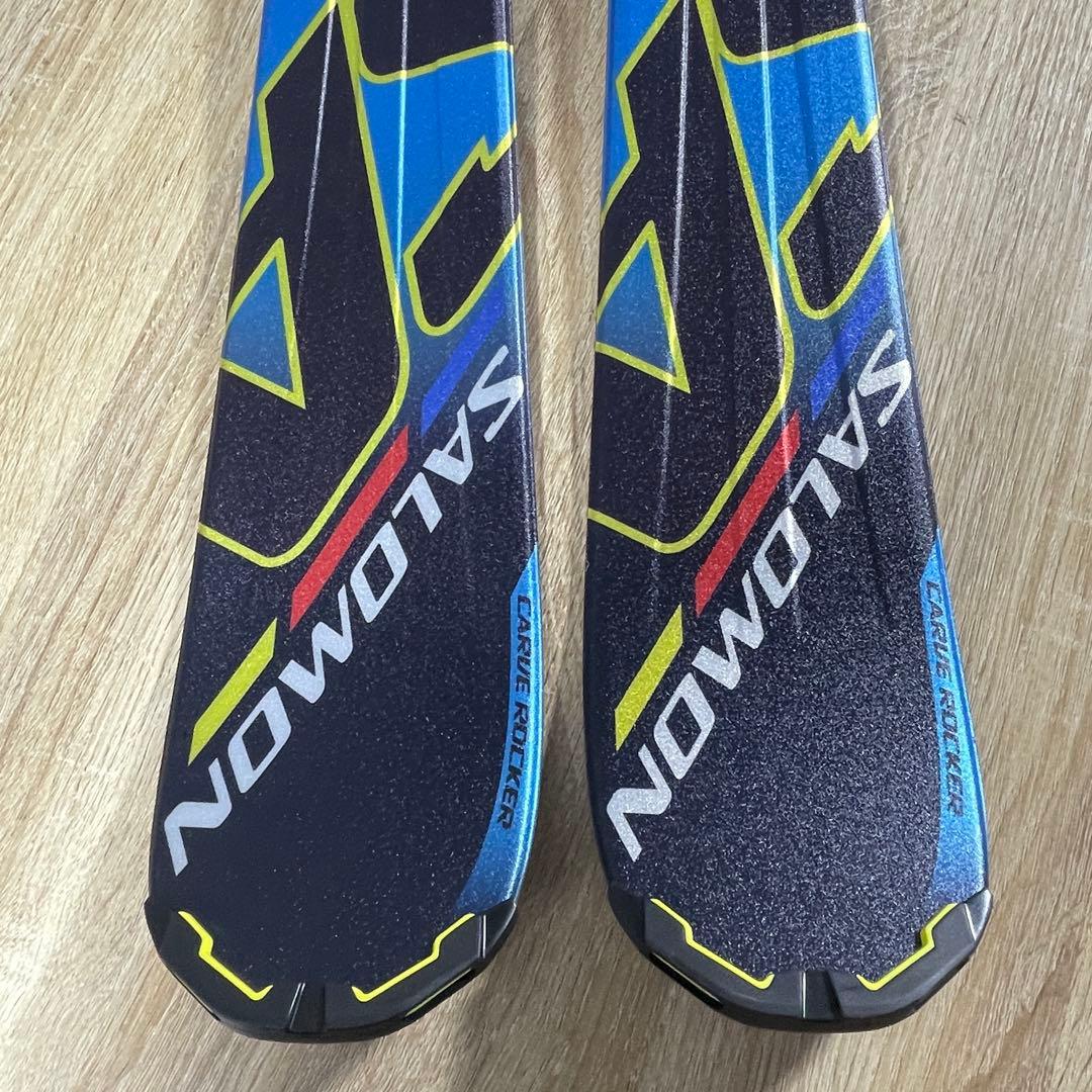【極美品】SALOMON（サロモン）170cmスキー板 125cmストックセット