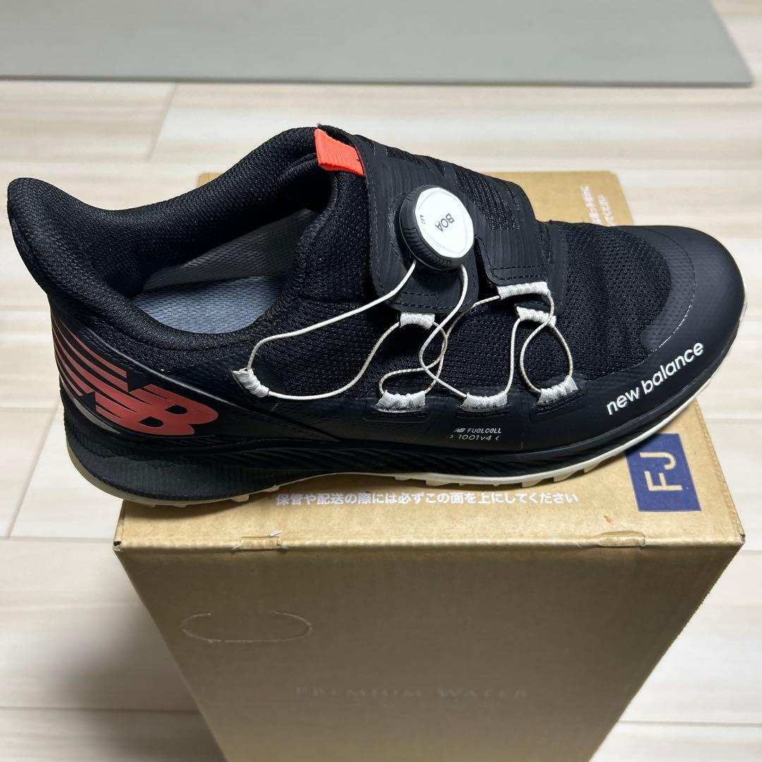 new balance BOAダイヤル式ゴルフシューズ ブラック