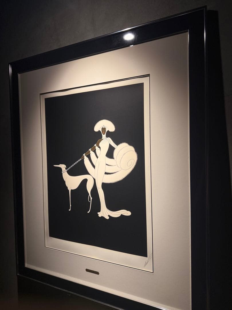 Erte 【Ebony and White】vintageitem 1980年代