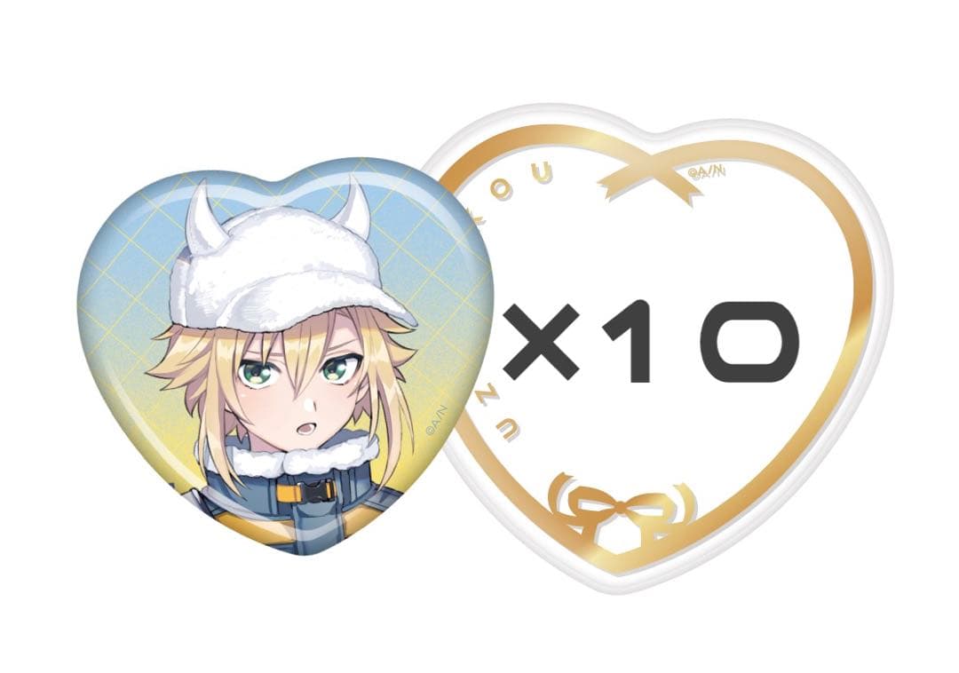 【最終値下げ】にじさんじ ホワイトデー 2024 卯月コウ ハート型 缶バッジ