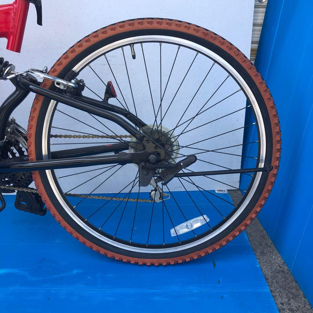 トニーノ・ランボルギーニ折畳自転車アルミWサスFD-MTB26（18speed）