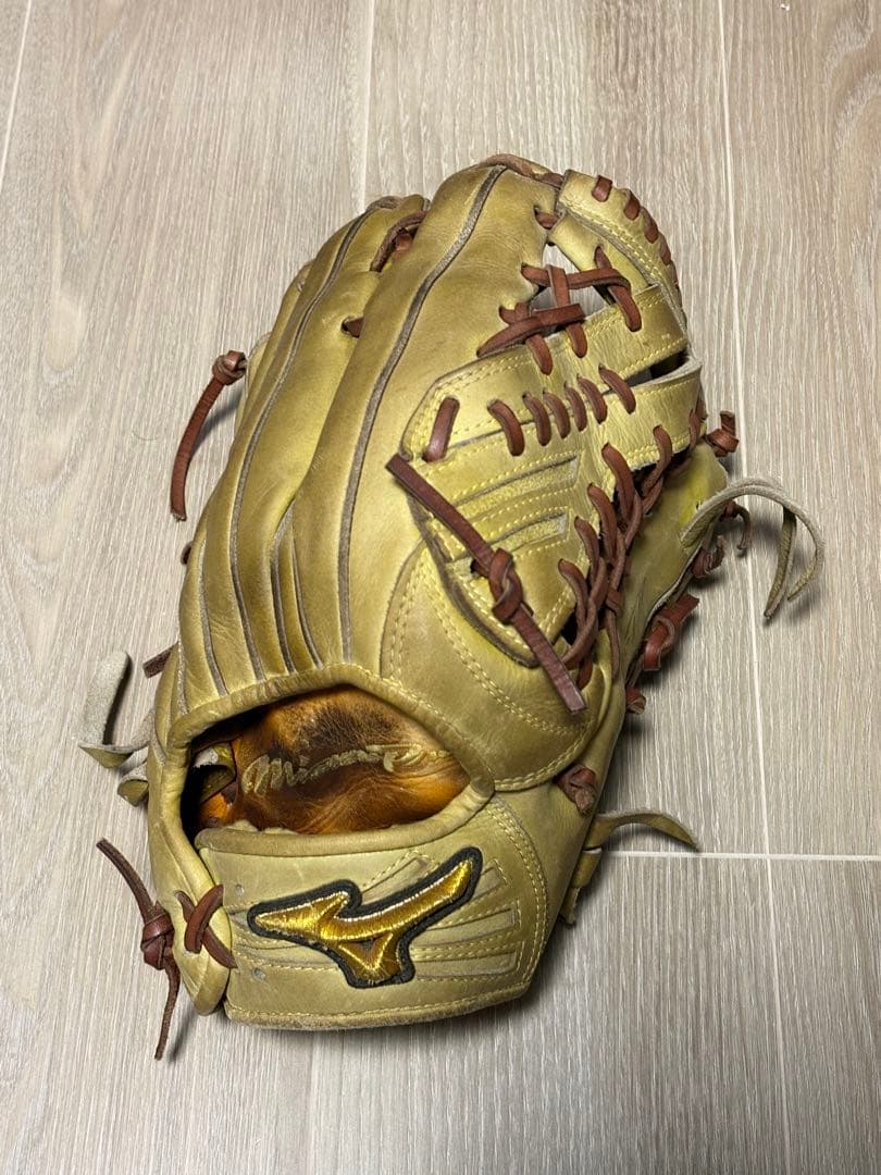 Mizuno Pro Hagajapan硬式グローブ イエロー