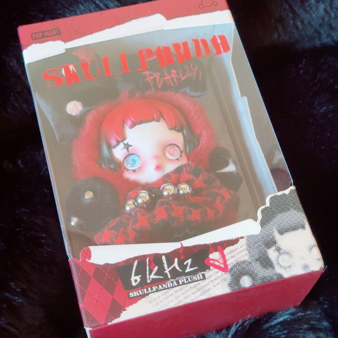 【ヨーロッパ限定】POP MART SKULLPANDA PLUSH-6KHZ