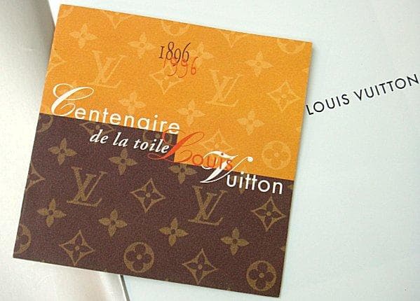 劇レア！ルイヴィトン 切手シート1896年-1996年(v2-148)me351