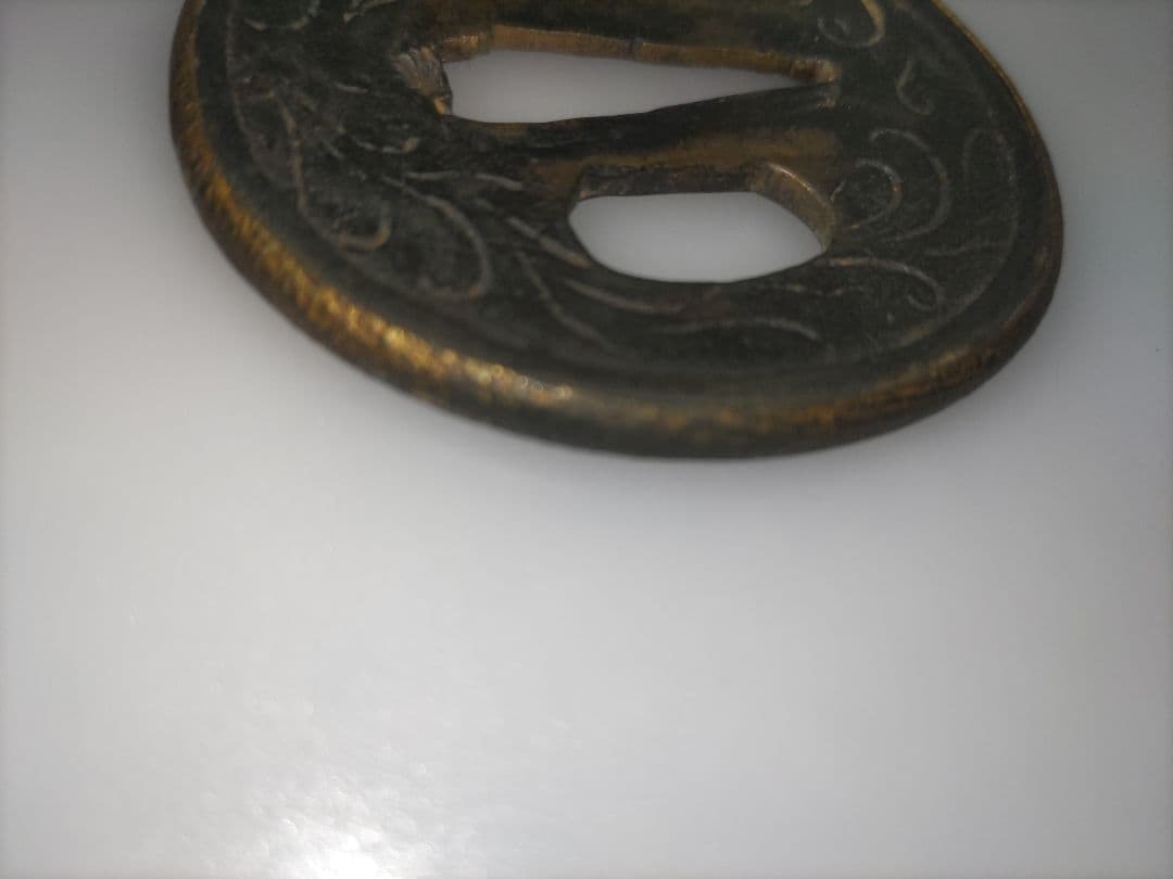 古金工鍔3枚　赤銅　素銅　山銅　覆輪あり